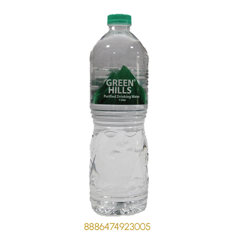 GREEN HILLS PURIFIED DRINKING WATER 1Lx1Pcs