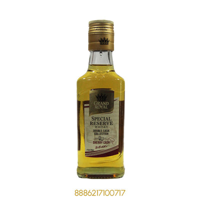 GRAND ROYAL SPECIAL RESERVE WHISKY DOUBLE CASK COLLECTION SHERRY CASK 40% ALC 175MLx1Pcs