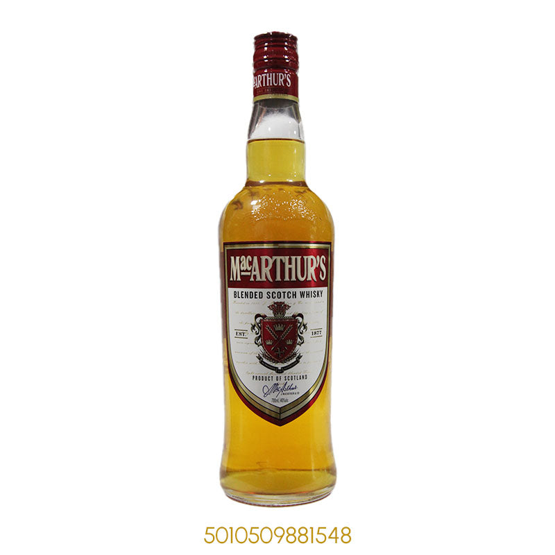 MAC ARTHUR'S BLENDED SCOTCH WHISKY 40% ALC 700MLx1Pcs