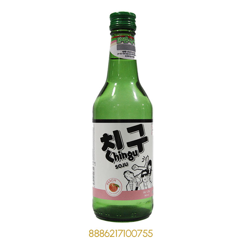 CHINJU SOJU_PEACH 360mlx1Pcs