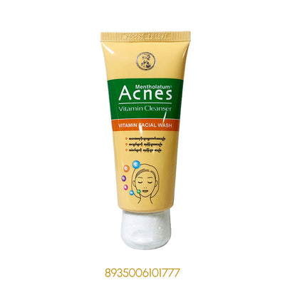 MENTHOLATUM ACNES VITAMIN FACIAL WASH 50Gx1Pcs