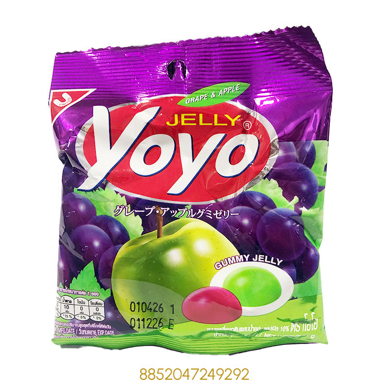 YOYO JELLY GRAPE AND APPLE 15Gx1Pcs