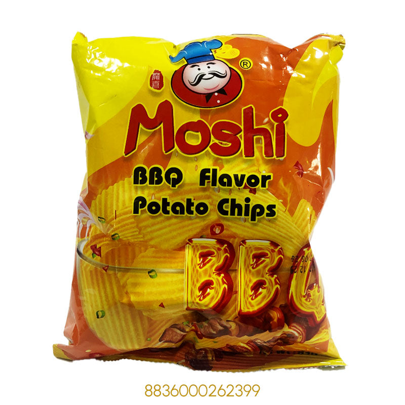 MOSHI BBQ FLOAVOR POTATO CHIPS 65Gx1Pcs
