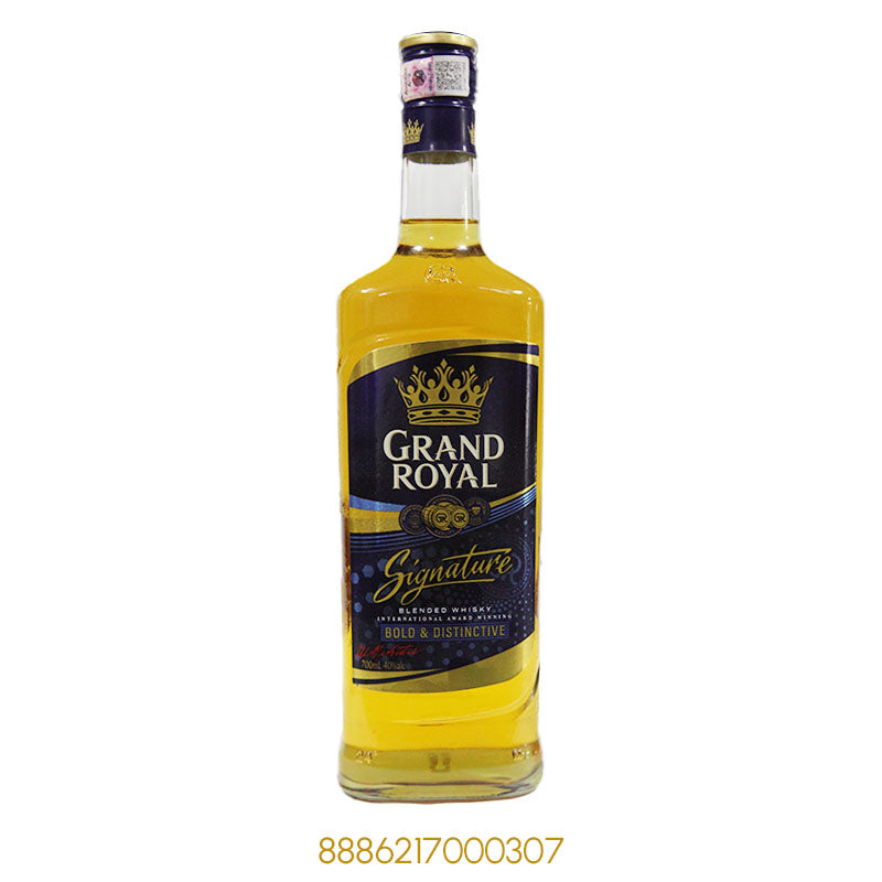 GRAND ROYAL SIGNATURE BOLD AND DISTINCTIVE 40% ALC 700MLx1Pcs