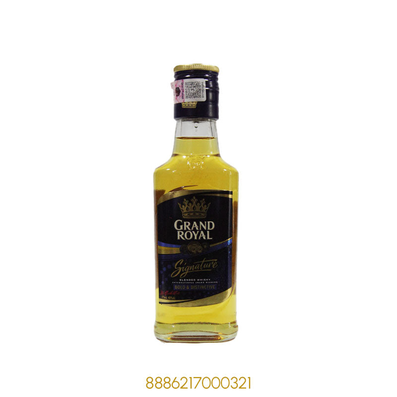 GRAND ROYAL SIGNATURE BOLD AND DISTINCTIVE 40% ALC 175MLx1Pcs