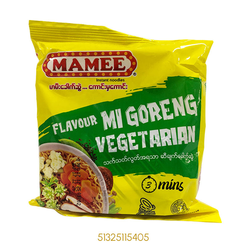MAMEE INSTANT NOODLES MI GOREGENG VEGETARIAN FLAVOUR 55Gx1Pcs
