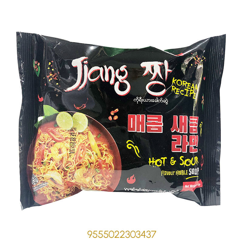 JJANG KOREAN RECIPE HOT & SOUR FLAVOUR NOODLE SOUP 70Gx1Pcs