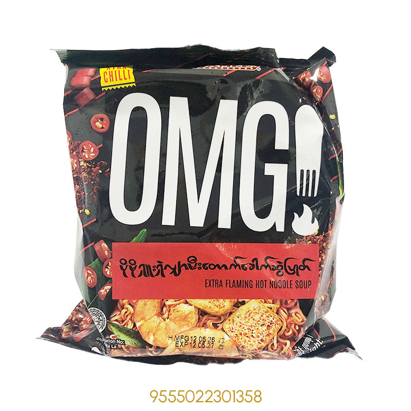 OMG EXTRA FLAMING HOT NOODLE SOUP 70Gx1Pcs