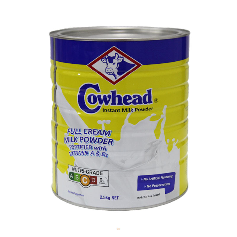 COWHEAD INSTANT FULL CREAM MILK POWDER 2.5KGx1Pcs
