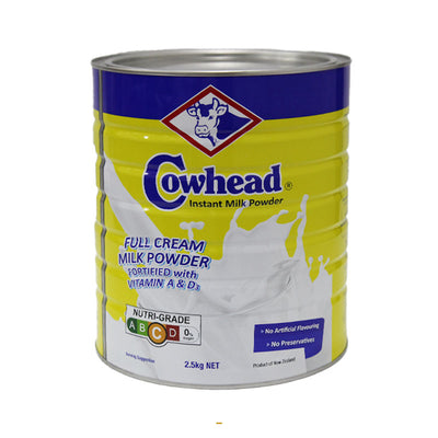 COWHEAD INSTANT FULL CREAM MILK POWDER 2.5KGx1Pcs