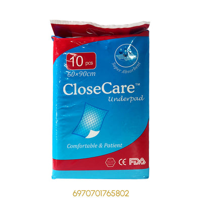 CLOSE CARE UNDERPAD 60 X 90CMx1Pcs