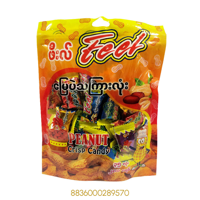 FEEL PEANUT CRISP CANDY 280Gx1Pk