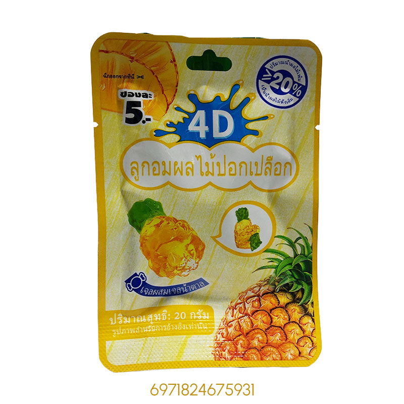 4D PINEAPPLE JELLY 20Gx1Pcs