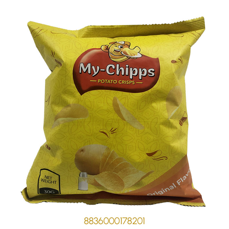 MY CHIPPS ORIGINAL FLAVOR POTATO CRISPS 32Gx1Pcs